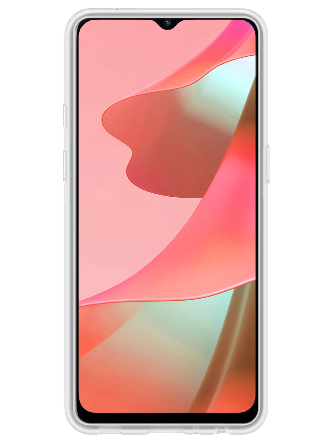 NoXx Hoes Geschikt voor OPPO A16s Hoesje Cover Siliconen Back Case Hoes Met Screenprotector - Transparant