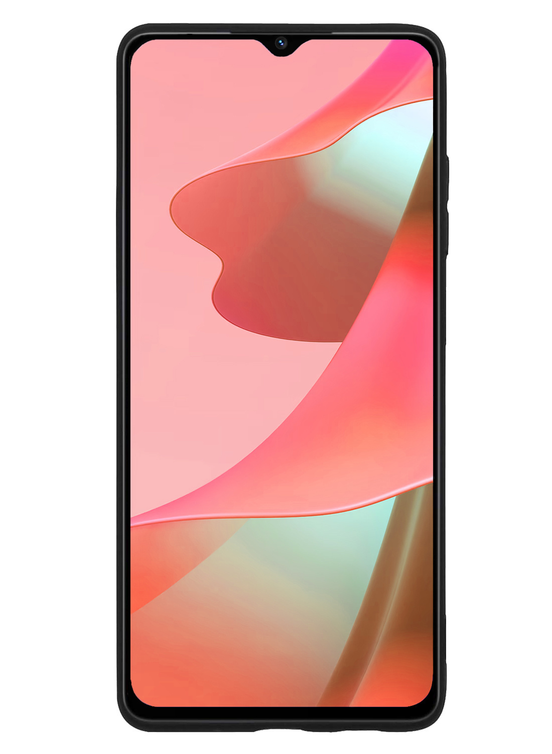 NoXx Hoes Geschikt voor OPPO A16s Hoesje Cover Siliconen Back Case Hoes Met 2x Screenprotector - Zwart