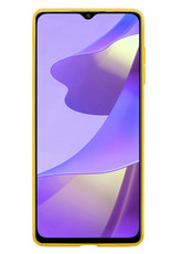 Nomfy Hoesje Geschikt voor OPPO A16s Hoesje Siliconen Cover Case Met Screenprotector - Hoes Geschikt voor OPPO A16s Hoes Back Case - Geel