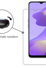 Nomfy Hoesje Geschikt voor OPPO A16s Hoesje Siliconen Cover Case Met Screenprotector - Hoes Geschikt voor OPPO A16s Hoes Back Case - Groen