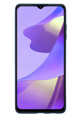 Nomfy Hoesje Geschikt voor OPPO A16s Hoesje Siliconen Cover Case Met 2x Screenprotector - Hoes Geschikt voor OPPO A16s Hoes Back Case - Donkerblauw
