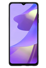 Nomfy Hoesje Geschikt voor OPPO A16s Hoesje Siliconen Cover Case Met 2x Screenprotector - Hoes Geschikt voor OPPO A16s Hoes Back Case - Zwart