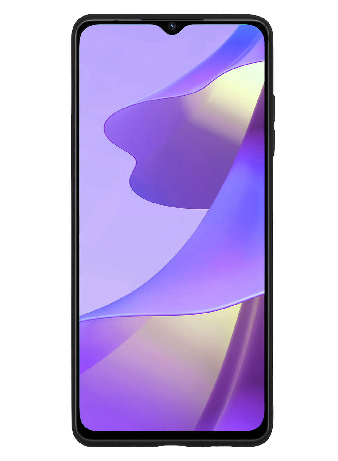 Nomfy Hoesje Geschikt voor OPPO A16s Hoesje Siliconen Cover Case Met 2x Screenprotector - Hoes Geschikt voor OPPO A16s Hoes Back Case - Zwart