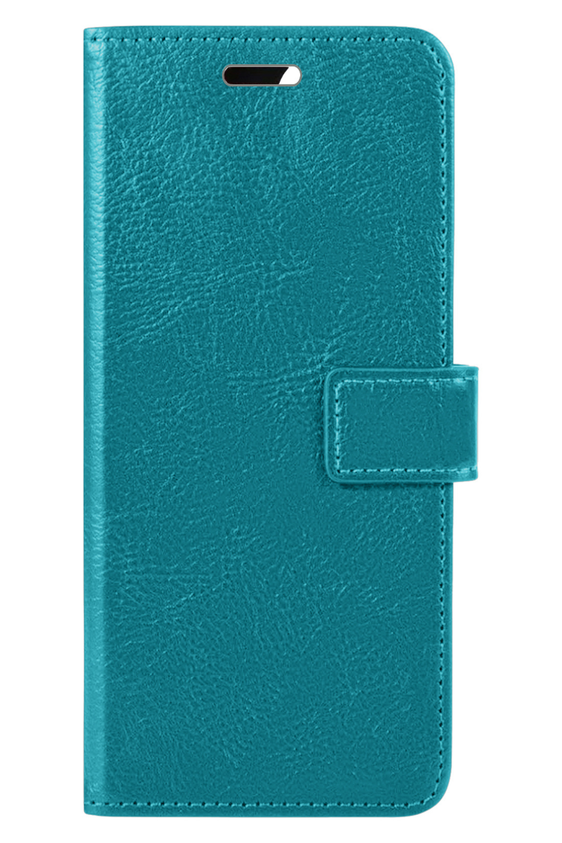BASEY. Hoes Geschikt voor OPPO A16s Hoesje Bookcase Hoes Flip Case Book Cover Met 2x Screenprotector - Hoesje Geschikt voor OPPO A16s Hoes Book Case Hoesje - Turquoise