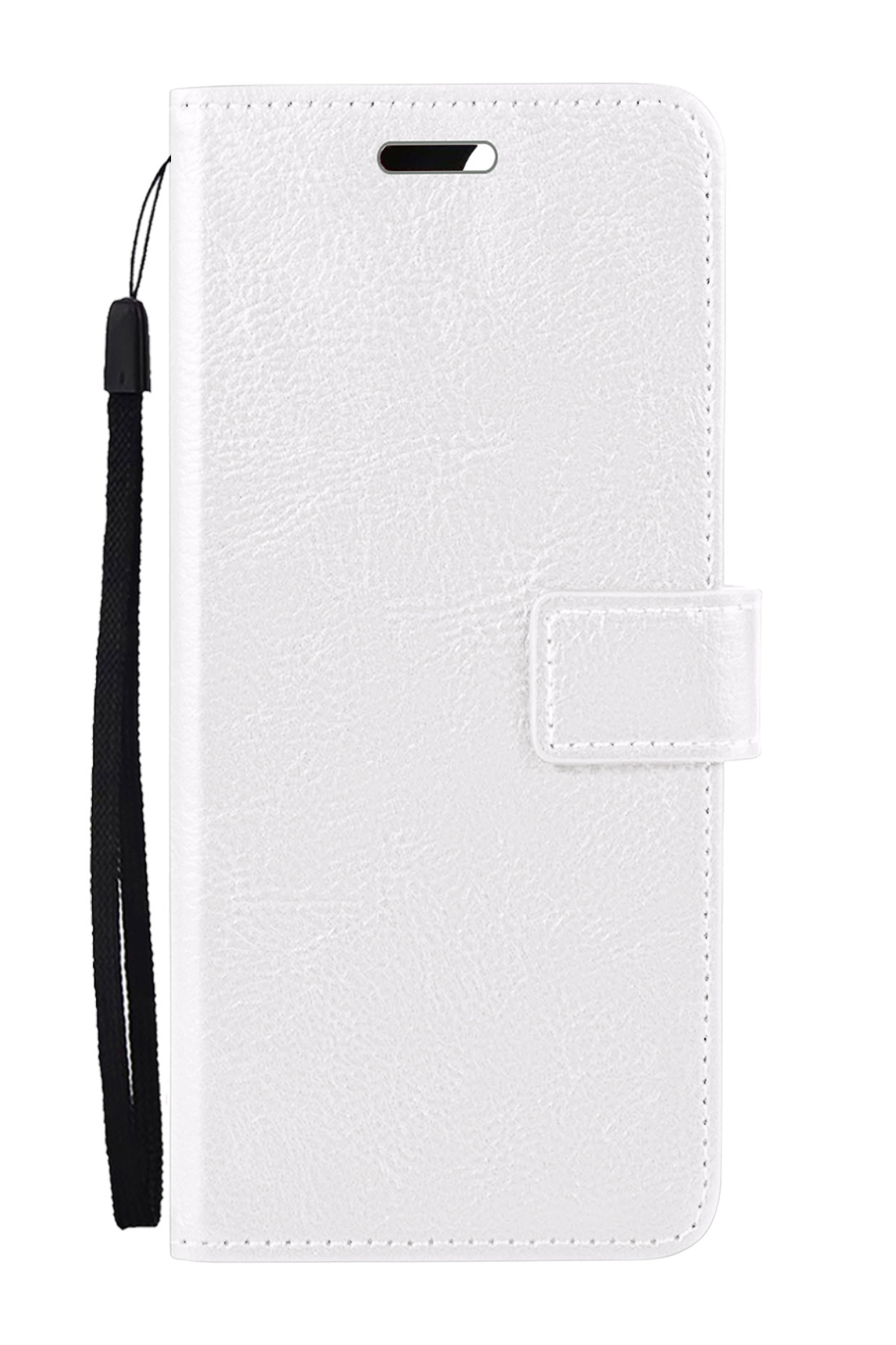 Nomfy Hoesje Geschikt voor OPPO A16s Hoes Bookcase Flipcase Book Cover Met Screenprotector - Hoes Geschikt voor OPPO A16s Hoesje Book Case - Wit
