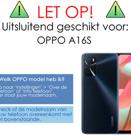 NoXx NoXx OPPO A16s Hoesje Siliconen - Rood