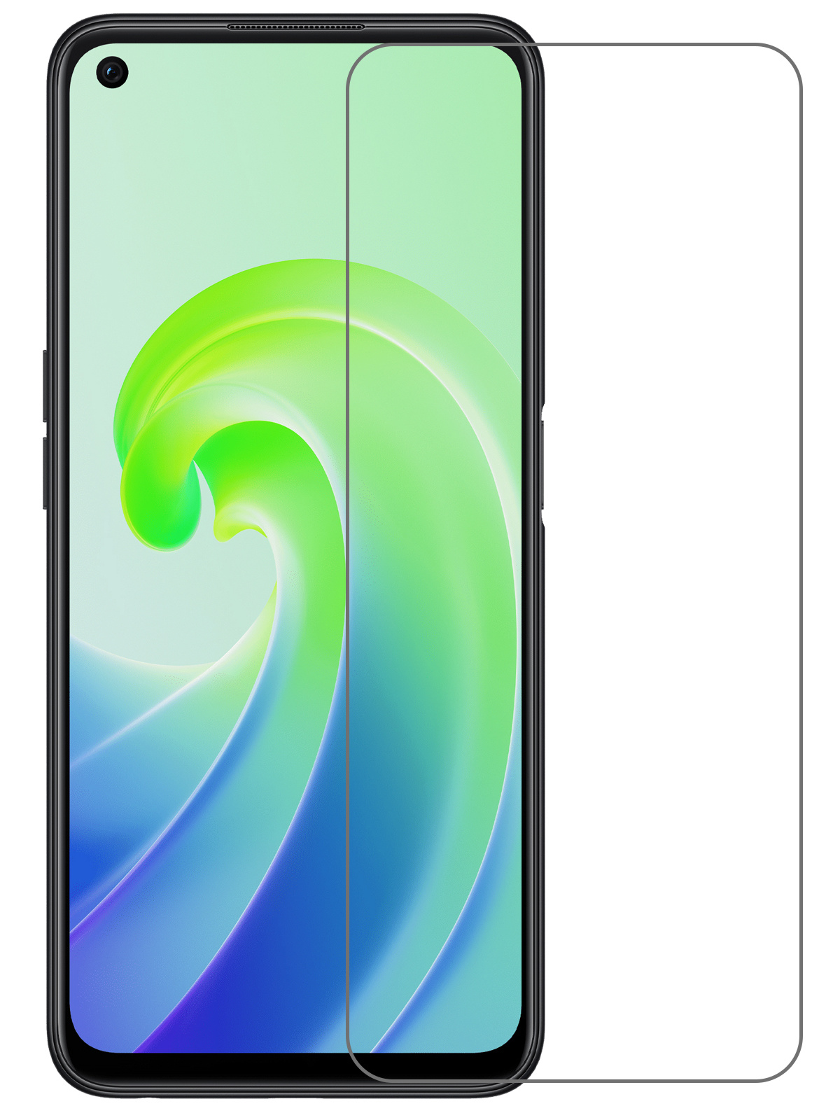NoXx Screenprotector Geschikt voor OPPO A76 Screenprotector Tempered Glass Gehard Glas Beschermglas