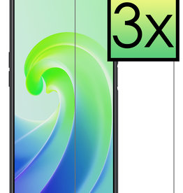 NoXx NoXx OPPO A76 Screenprotector Glas - 3 PACK