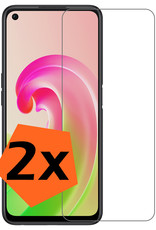 Nomfy Screenprotector Geschikt voor OPPO A76 Screenprotector Bescherm Glas Tempered Glass - Screenprotector Geschikt voor OPPO A76 Screen Protector - 2 PACK