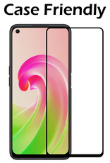 Nomfy Screenprotector Geschikt voor OPPO A76 Screenprotector Bescherm Glas - Screenprotector Geschikt voor OPPO A76 Screen Protector Tempered Glass Full Screen Full Cover - 2 PACK