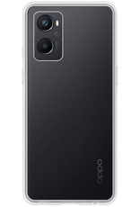 BASEY. Hoes Geschikt voor OPPO A76 Hoesje Siliconen Back Cover Case - Hoesje Geschikt voor OPPO A76 Hoes Cover Hoesje - Transparant - 2 Stuks
