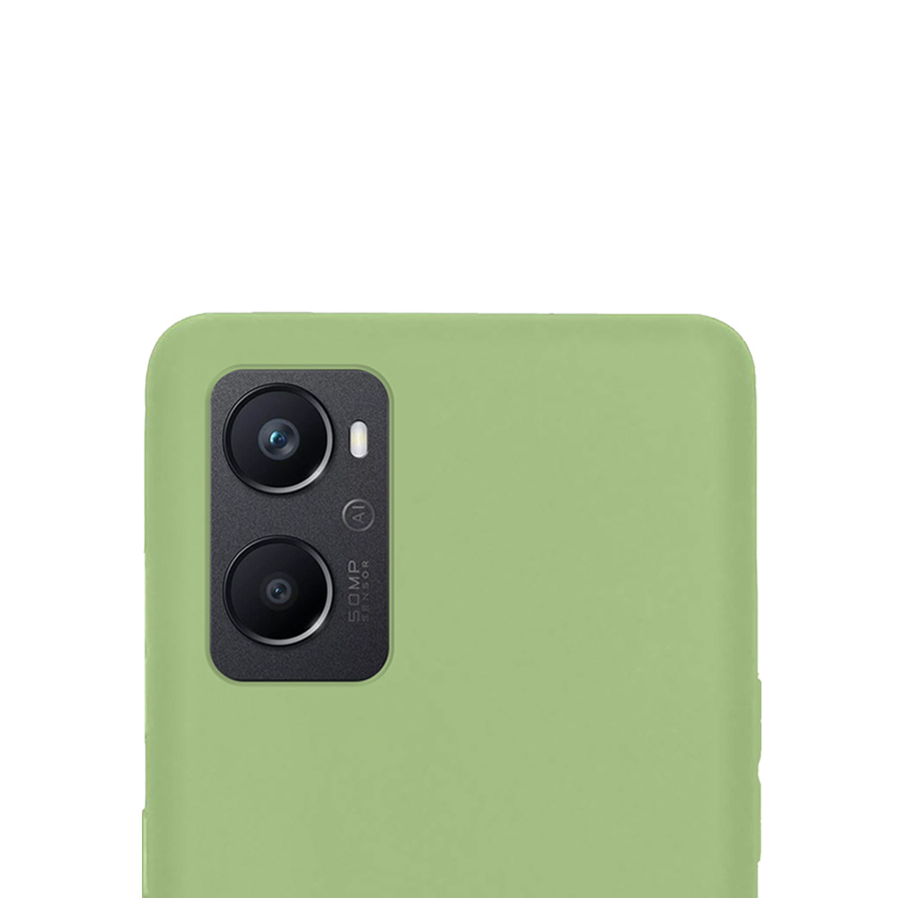 NoXx OPPO A76 Hoesje Back Cover Siliconen Case Hoes - Groen - 2x