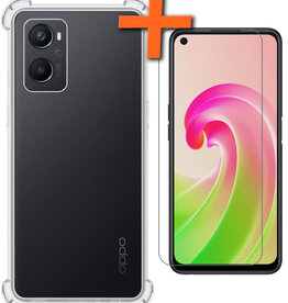 Nomfy Nomfy OPPO A76 Hoesje Shockproof Met Screenprotector