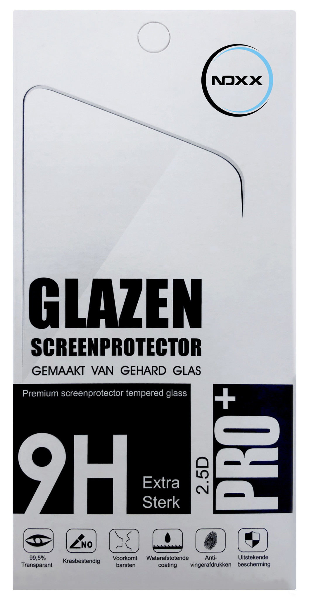 NoXx Screenprotector Geschikt voor OPPO A96 Screenprotector Tempered Glass Gehard Glas Beschermglas - 2x