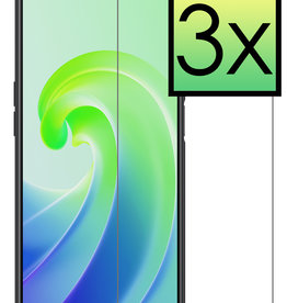 NoXx OPPO A96 Screenprotector Glas - 3 PACK