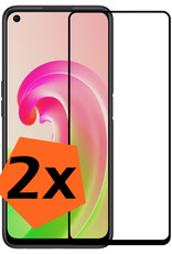 Nomfy Screenprotector Geschikt voor OPPO A96 Screenprotector Bescherm Glas - Screenprotector Geschikt voor OPPO A96 Screen Protector Tempered Glass Full Screen Full Cover - 2 PACK