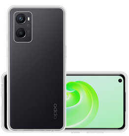 NoXx NoXx OPPO A96 Hoesje Siliconen - Transparant