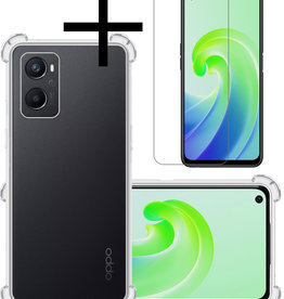 NoXx NoXx OPPO A96 Hoesje Shockproof Met Screenprotector