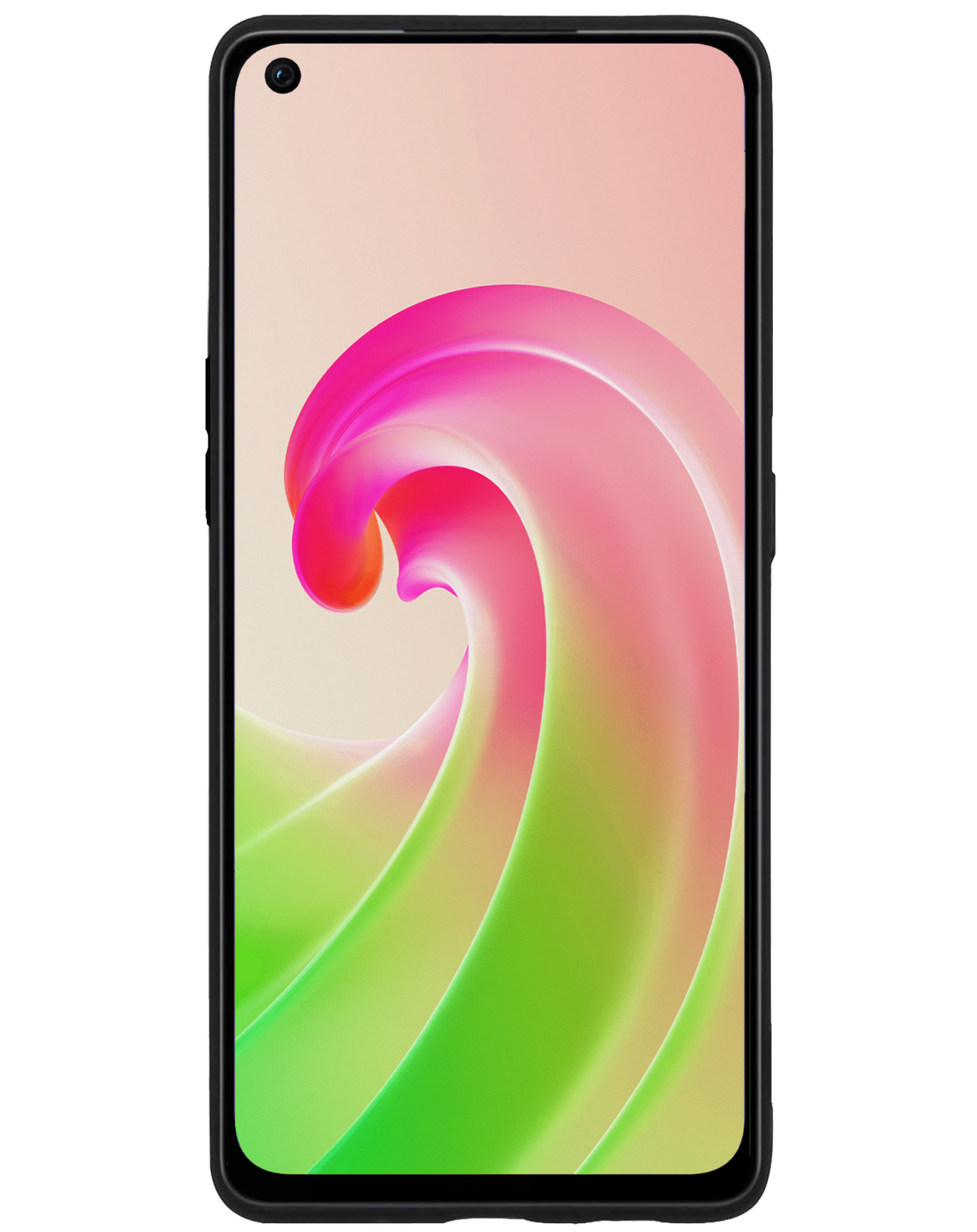 Nomfy Hoesje Geschikt voor OPPO A96 Hoesje Siliconen Cover Case Met Screenprotector - Hoes Geschikt voor OPPO A96 Hoes Back Case - Zwart