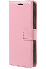 BASEY. Hoes Geschikt voor OnePlus 10 Pro Hoesje Bookcase Hoes Flip Case Book Cover - Hoesje Geschikt voor OnePlus 10 Pro Hoes Book Case Hoesje - Lichtroze