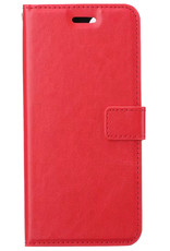 BASEY. OnePlus 10 Pro Hoesje Bookcase - OnePlus 10 Pro Hoes Flip Case Book Cover - OnePlus 10 Pro Hoes Book Case Rood