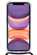 Nomfy iPhone 11 Pro Max Hoesje Koord Shock Proof Transparant- iPhone 11 Pro Max Hoesje Met Koord Transparant Case Shock - Transparant