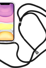 Nomfy Hoesje Geschikt voor iPhone 11 Hoesje Shock Proof Transparant Met Telefoonketting Case Shock Koord - Hoesje Geschikt voor iPhone 11 Shock Proof Case Met Koord - Transparant