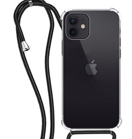 NoXx NoXx iPhone 11 Hoesje Transparant Shockproof Met Zwart Koord