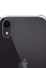 NoXx Hoes Geschikt voor iPhone XR Hoesje Transparant Met Telefoonkoord Cover Shock Proof Case Koord Hoes