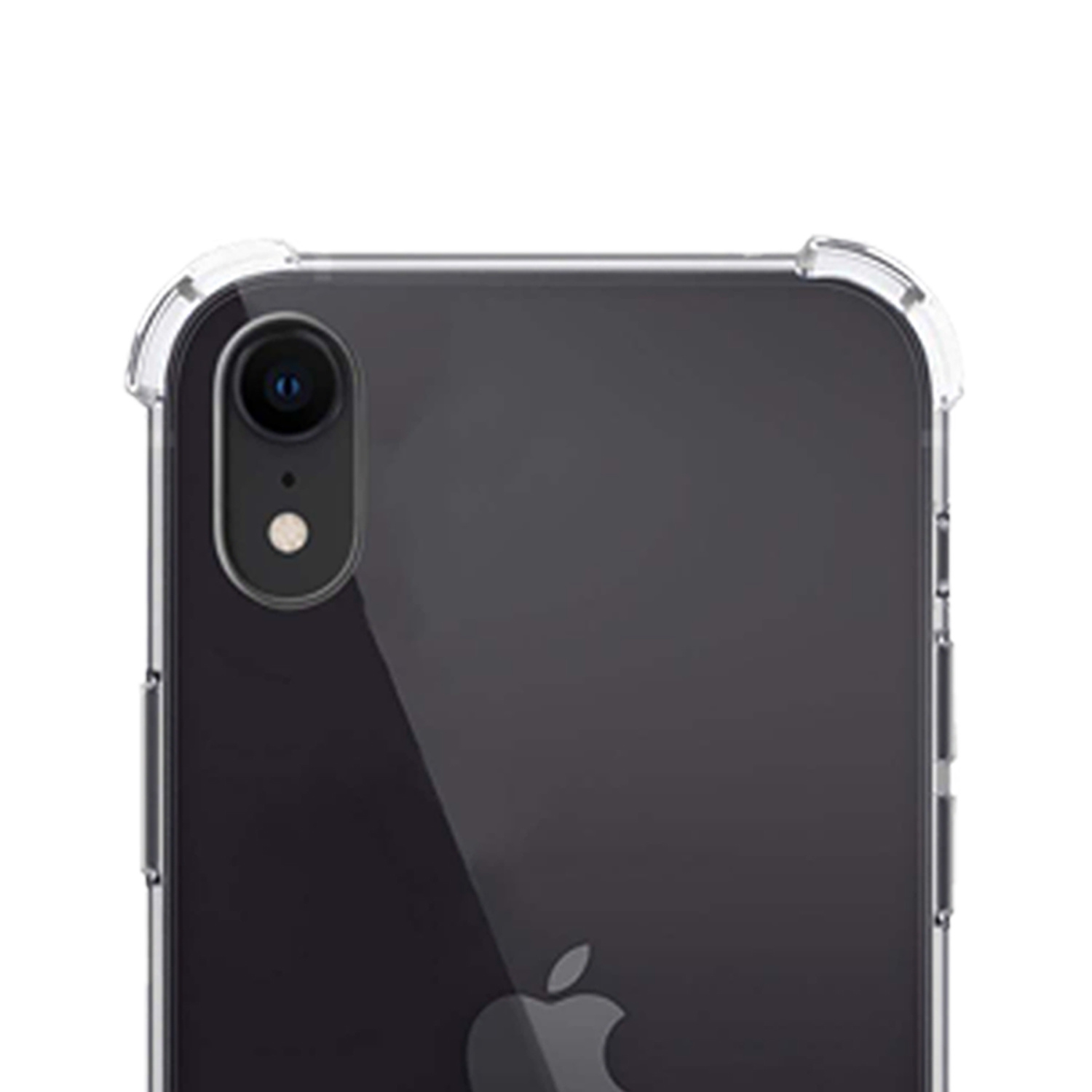 NoXx Hoes Geschikt voor iPhone XR Hoesje Transparant Met Telefoonkoord Cover Shock Proof Case Koord Hoes