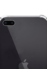 NoXx Hoes Geschikt voor iPhone 8 Plus Hoesje Transparant Met Telefoonkoord Cover Shock Proof Case Koord Hoes