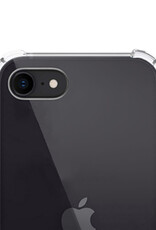 NoXx Hoes Geschikt voor iPhone SE 2020 Hoesje Transparant Met Telefoonkoord Cover Shock Proof Case Koord Hoes
