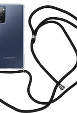 Nomfy Hoesje Geschikt voor Samsung S20 FE Hoesje Shock Proof Transparant Met Telefoonketting Case Shock Koord - Hoesje Geschikt voor Samsung Galaxy S20 FE Shock Proof Case Met Koord - Transparant