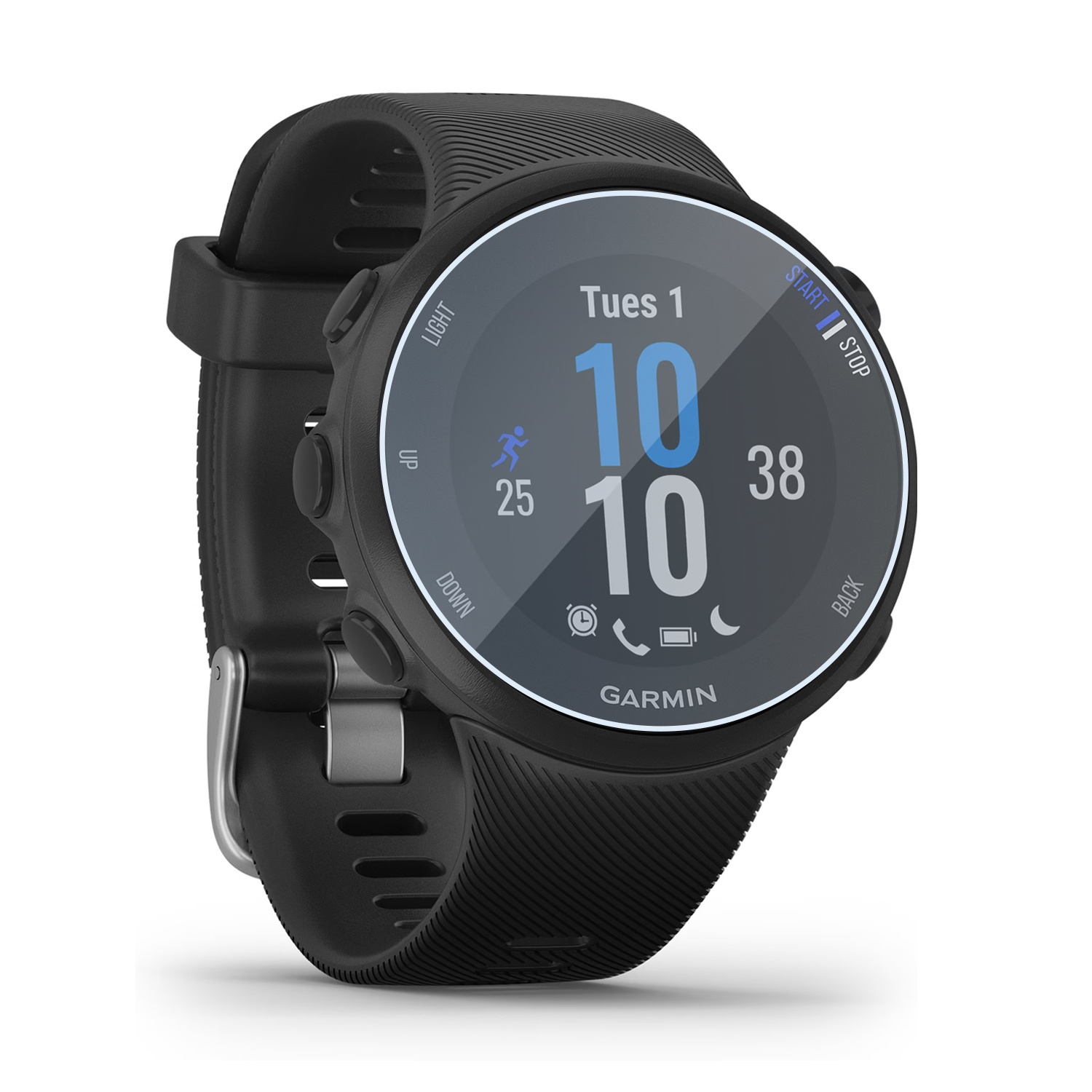 Nomfy Screenprotector Geschikt voor Garmin Forerunner 45 Screenprotector Bescherm Glas - Screen Protector Geschikt voor Garmin Forerunner 45 Screenprotector Tempered Glass