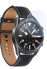 Nomfy Screenprotector Geschikt voor Samsung Galaxy Watch 3 45 mm Screenprotector Bescherm Glas - Screen Protector Geschikt voor Samsung Watch 3 (45 mm) Screenprotector Tempered Glass