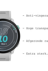 BASEY. Screenprotector Geschikt voor Garmin Forerunner 55 Screenprotector Tempered Glass Beschermglas - Screenprotector Geschikt voor Garmin Forerunner 55 Screen Protector