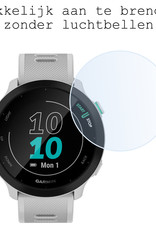 BASEY. Screenprotector Geschikt voor Garmin Forerunner 55 Screenprotector Tempered Glass Beschermglas - Screenprotector Geschikt voor Garmin Forerunner 55 Screen Protector - 2 Stuks