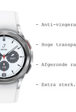 BASEY. Screenprotector Geschikt voor Samsung Galaxy Watch 4 Classic 46 mm Screenprotector Tempered Glass Beschermglas - Screenprotector Geschikt voor Samsung Watch 4 Classic (46 mm) Screen Protector - 3 Stuks