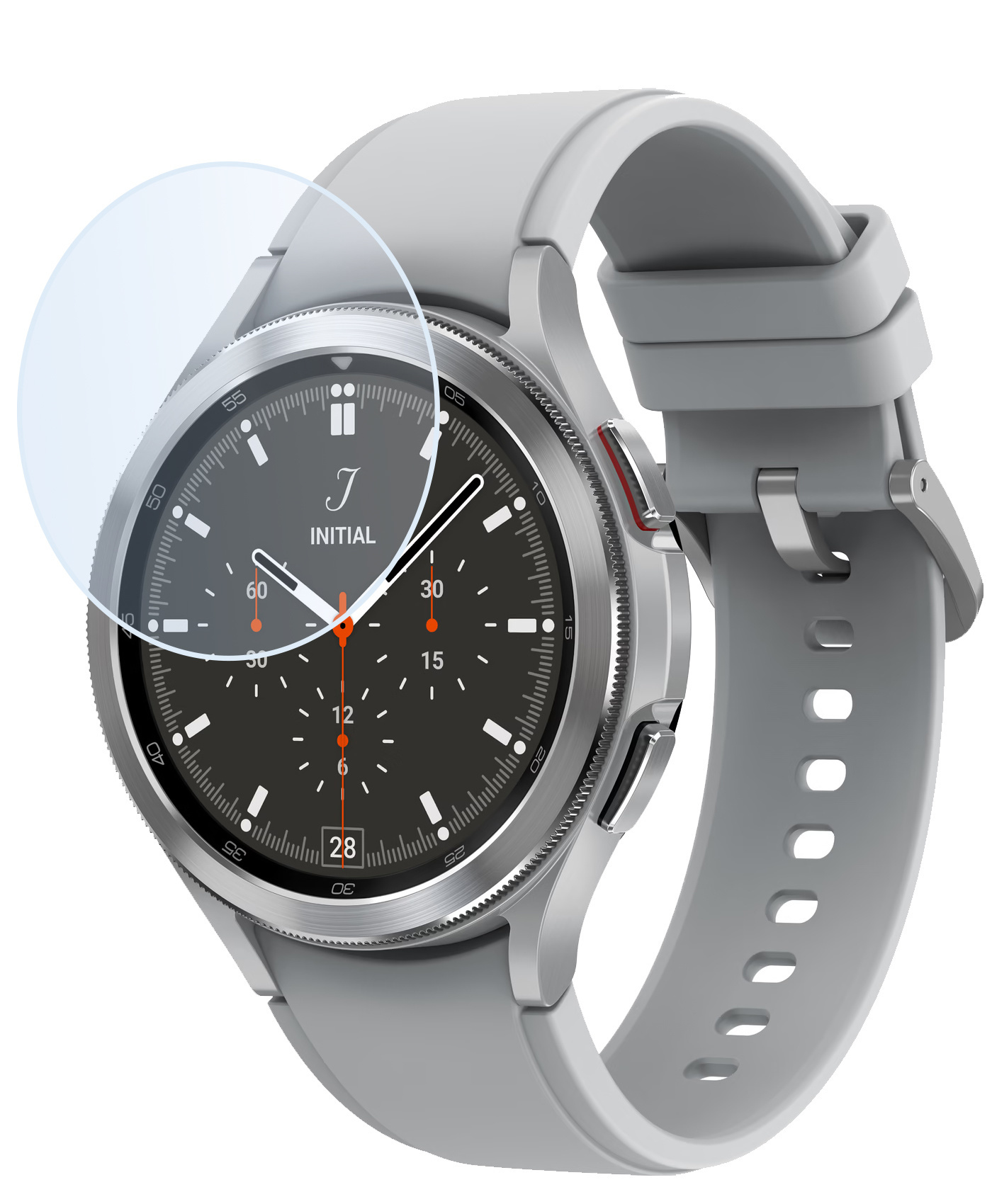 NoXx Screenprotector Geschikt voor Samsung Galaxy Watch 4 Classic 42 mm Screenprotector Tempered Glass Gehard Glas