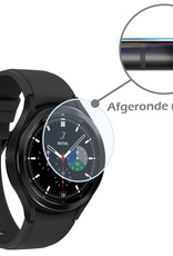 Nomfy Screenprotector Geschikt voor Samsung Galaxy Watch 4 Classic 42 mm Screenprotector Bescherm Glas - Screen Protector Geschikt voor Samsung Watch 4 Classic (42 mm) Screenprotector Tempered Glass - 2 PACK