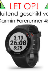 NoXx Screenprotector Geschikt voor Garmin Forerunner 45 Screenprotector Tempered Glass Gehard Glas