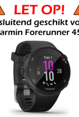 Nomfy Screenprotector Geschikt voor Garmin Forerunner 45S Screenprotector Bescherm Glas - Screen Protector Geschikt voor Garmin Forerunner 45S Screenprotector Tempered Glass - 2 PACK
