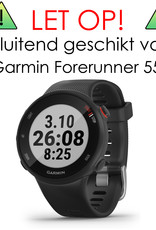 NoXx Screenprotector Geschikt voor Garmin Forerunner 55 Screenprotector Tempered Glass Gehard Glas
