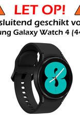 Nomfy Screenprotector Geschikt voor Samsung Galaxy Watch 4 44 mm Screenprotector Bescherm Glas - Screen Protector Geschikt voor Samsung Watch 4 (44 mm) Screenprotector Tempered Glass - 3 PACK