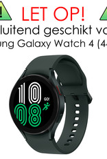 NoXx Screenprotector Geschikt voor Samsung Galaxy Watch 4 44 mm Screenprotector Tempered Glass Gehard Glas - 3x