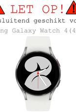 BASEY. Screenprotector Geschikt voor Samsung Galaxy Watch 4 44 mm Screenprotector Tempered Glass Beschermglas - Screenprotector Geschikt voor Samsung Watch 4 (44 mm) Screen Protector