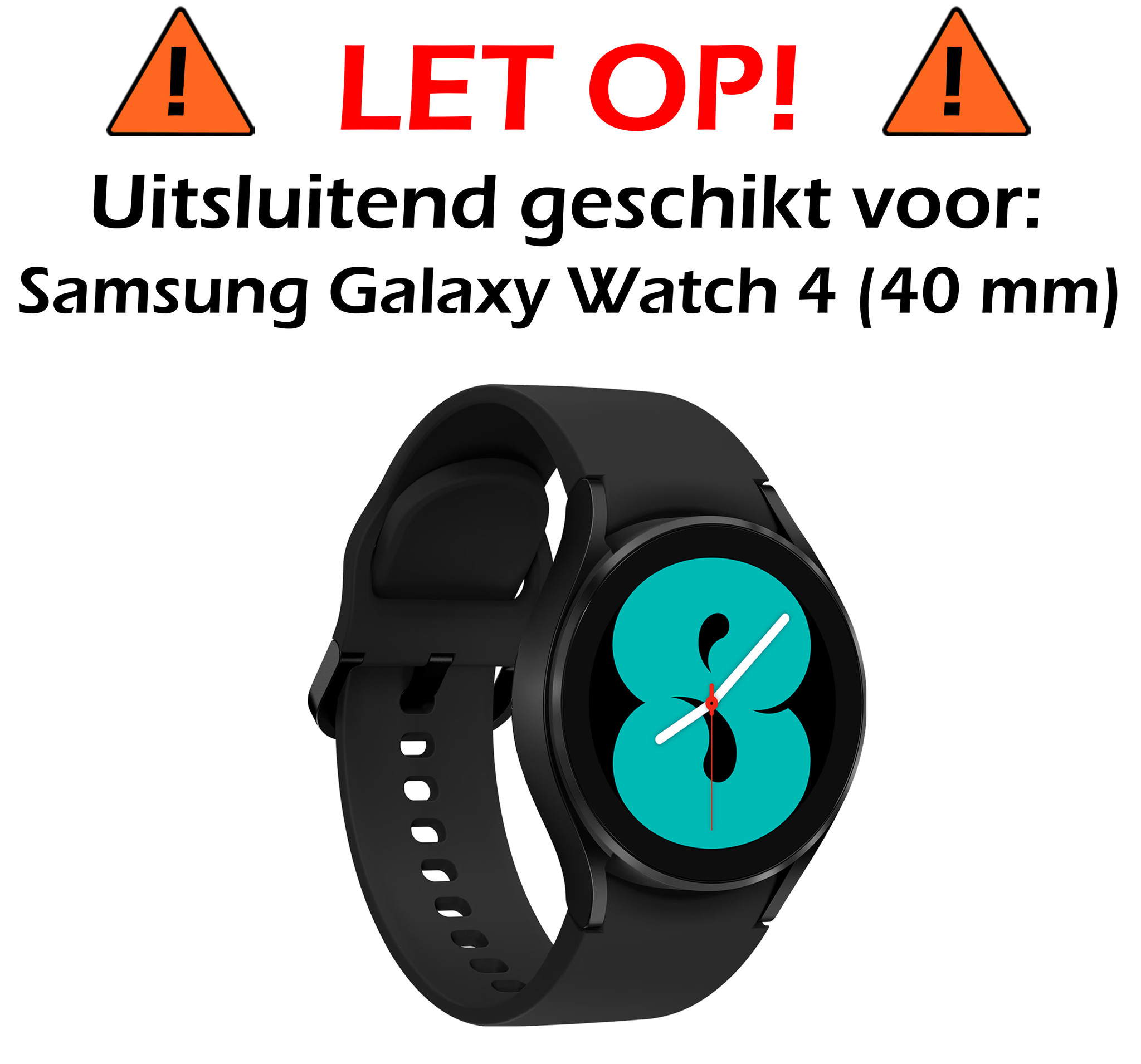 Nomfy Screenprotector Geschikt voor Samsung Galaxy Watch 4 40mm Screenprotector Bescherm Glas - Screen Protector Geschikt voor Samsung Galaxy Watch 4 40mm Screenprotector Tempered Glass