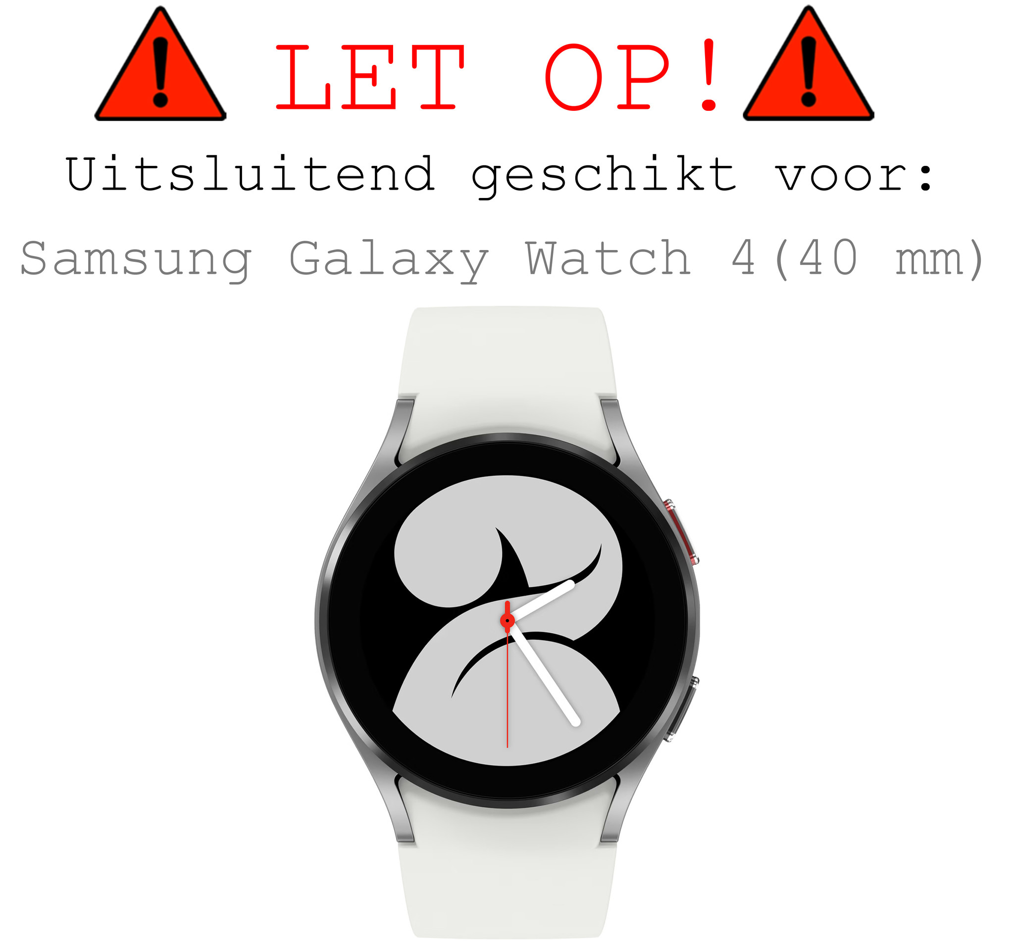 BASEY. Screenprotector Geschikt voor Samsung Galaxy Watch 4 40mm Screenprotector Tempered Glass Beschermglas - Screenprotector Geschikt voor Samsung Galaxy Watch 4 40mm Screen Protector