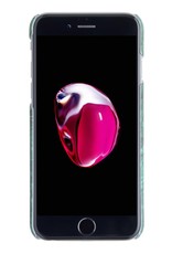 NoXx iPhone SE 2022 Hoesje Marmer Back Case Hardcover Marmeren Hoes Groen - 2x