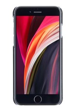 Nomfy Hoesje Geschikt voor iPhone SE 2022 Hoesje Marmeren Case Hardcover Hoes Marmer - Hoesje Geschikt voor iPhone SE (2022) Marmer Hoes - Zwart - 2 PACK